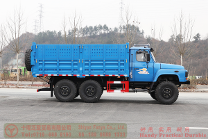 Dongfeng 170 hp 6*6 dump truck–6WD 2.5 tons off-road truck–Off-road cargo truck for export