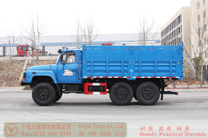 Dongfeng 170 hp 6*6 dump truck–6WD 2.5 tons off-road truck–Off-road cargo truck for export