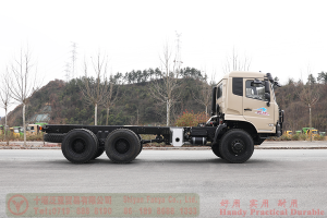 Dongfeng 6*6 off-road truck chassis–260 HP dump truck chassis–Dongfeng off-road truck export manufacturer