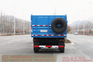 Dongfeng 170 hp 6*6 dump truck–6WD 2.5 tons off-road truck–Off-road cargo truck for export