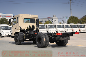 210 HP Rear Dual Tire Special Purpose Chassis–Dongfeng Flathead 4*2 Chassis–Off-road Truck Export Manufacturer