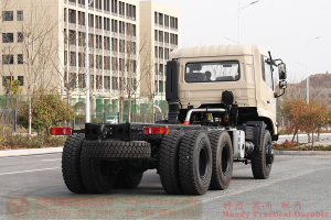 Dongfeng 6*6 off-road truck chassis–260 HP dump truck chassis–Dongfeng off-road truck export manufacturer