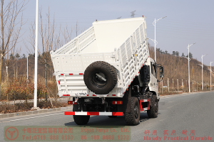 Dongfeng 4WD High-railboard Dump Truck–210HP Higher railboard truck–Dongfeng Off-road Truck Production and Export Manufacturer