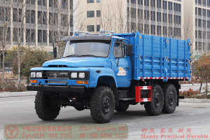 Dongfeng 170 hp 6*6 dump truck–6WD 2.5 tons off-road truck–Off-road cargo truck for export