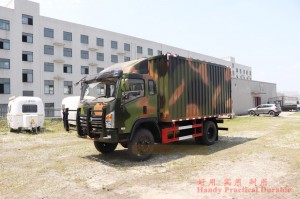 Four wheel drive flat head D912 off-road transport van