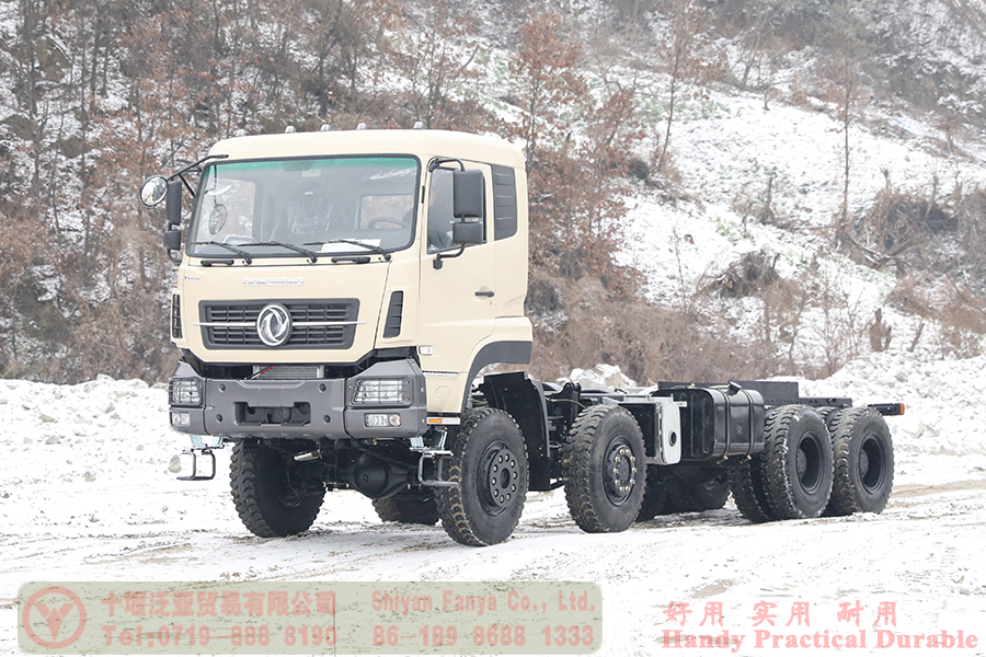 8*8 four axle off-road truck chassis introduction