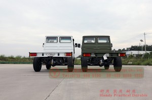 依维柯四轮驱动汽车底盘白色和绿色 4WD 4*4 越野车