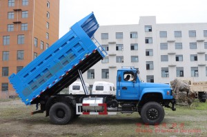 Dongfeng Four drive long-head dump truck