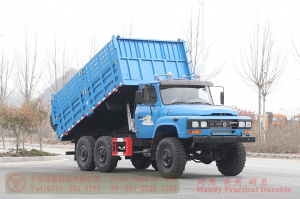 Dongfeng 170 hp 6*6 dump truck–6WD 2.5 tons off-road truck–Off-road cargo truck for export