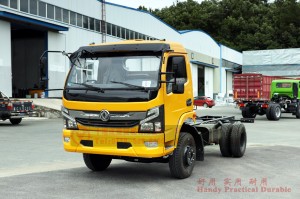 4*2 Dongfeng 140hp light truck chassis – 10 tons small diesel truck for export – customized left/right rudder commercial model small micro truck conversion plant