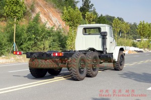 6*6 Dongfeng off-road truck chassis for export – export type six wheel drive tip off-road chassis conversion – Dongfeng Six-wheel-drive Off-road Truck Manufacturer