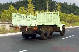 Dongfeng Six-wheel-drive EQ245 Long Head Off-road Truck – 6*6 Reinforced Off-road Transportation Truck Manufacturer – EQ2100 Classic Model for Export