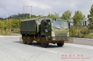 Dongfeng 6*6 flathead off-road truck–EQ2082 diesel off-road truck–Dongfeng 240 civilian off-road transporter exported