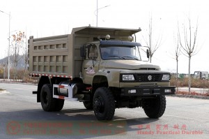 Flathead one and a half row 240 hp Truck–Dongfeng 4*4 rear ຢາງດຽວ off-road Truck–Twin-axle off-road ຜູ້ຜະລິດແປງ