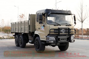 EQ2102 Dongfeng รถหกล้อขับเคลื่อนหนึ่งแถวครึ่ง - รถออฟโรดดีเซลหัวแบน 3.5 ตัน - รถบรรทุกออฟโรด Dongfeng 6 * 6 เพื่อการส่งออก