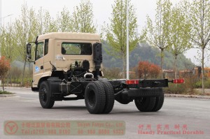 Dongfeng 210 hp sprinkler chassis–Dongfeng Flathead 4*2 Chassis–Off-road Truck Export Manufacturer