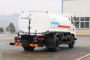 Dongfeng 4*2 sprinkler truck – 12 square volume green sprinkler truck – 210 hp water tanker truck production and export manufacturers