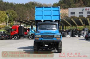 170 hp 6*6 dump truck–6WD 2.5 tons off-road truck–Off-road cargo truck for export