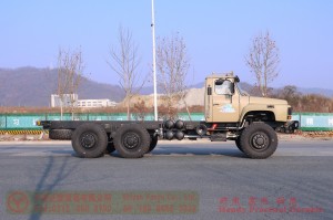 Dongfeng longhead diesel truck chassis –Dongfeng 260hp civilian off-road truck chassis–off-road troop-carrying vehicle chassis export