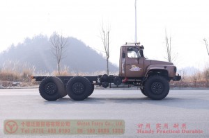 Dongfeng longhead diesel truck chassis –EQ240 four-ton civilian off-road truck chassis–EQ2082 pointed Y25 off-road troop-carrying vehicle chassis