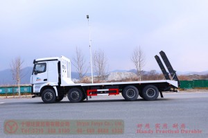 Dongfeng 500hp flatbed truck–Dongfeng 8*4 flatbed truck–Dongfeng 10-meter flatbed truck