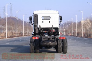 Dongfeng 8*4 flatbed truck chassis–Dongfeng 10 meters flatbed truck chassis–30 tons of special truck chassis conversion