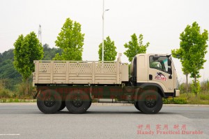 Dongfeng 6*6 flathead off-road truck–EQ2082 diesel off-road truck–Dongfeng 240 civilian off-road transporter exported