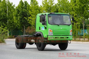 Dongfeng 4*4 flathead off-road truck–170hp diesel off-road truck–Custom Chassis Export Manufacturer