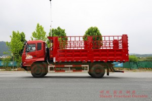 Dongfeng 4×2 Cage-Type Dump Truck–Dongfeng 210 HP Off-road Truck–Dongfeng Flathead 4*2 Dump Truck–Off-road Truck Export Manufacturer