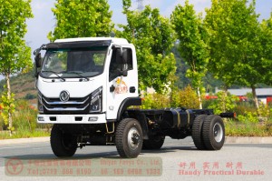 Dongfeng 4*4 flathead off-road truck Chassis–150hp diesel off-road truck Chassis–Custom Chassis Export Manufacturer