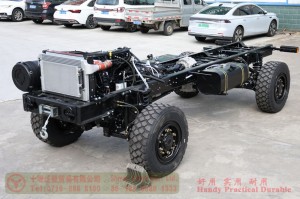 Dongfeng 4WD Armoured Vehicle Chassis–11-Ton Allison Automatic Right-drive Class III Chassis–Class III Chassis Agent Export Manufacturer