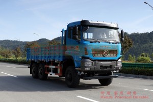 Dongfeng Six-wheel-drive 340hp Export Truck – 6*6 Cargo Truck with Tarpaulin Canopy Pole – Dongfeng Off-road Truck Exporters and Manufacturers