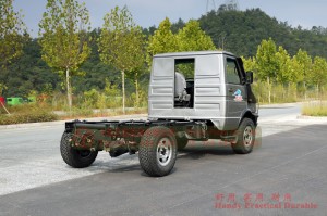 All-wheel drive lightweight extended long header caravan chassis – Iveco 4*4 off-road conversion – Multi-functional 4WD short header trucks for export