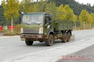 Dongfeng 6*6 flathead off-road truck–EQ2082 diesel off-road truck–Off-road truck agent export manufacturers