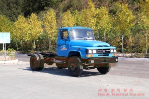 Customized Dongfeng 4*2 light truck tip off-road chassis–116 HP small truck chassis–Dongfeng EQ3092 light micro truck chassis conversion