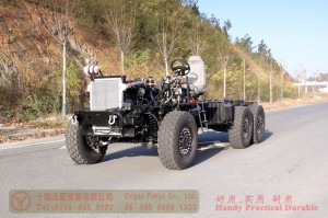 Dongfeng EQ245/EQ246 Class III Chassis–7.2m Convertible All-Wheel Drive Chassis–Dongfeng 6*6 Off-road Special Class III Chassis