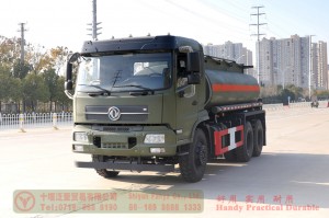 Dongfeng 10 cubic meters tanker–6*4 tanker type transportation truck–Dongfeng cross-country tanker truck exports