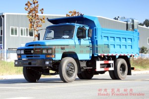 Dongfeng EQ3092 4*2 Dump Truck Off-road in Blue Color Classic Vehicle