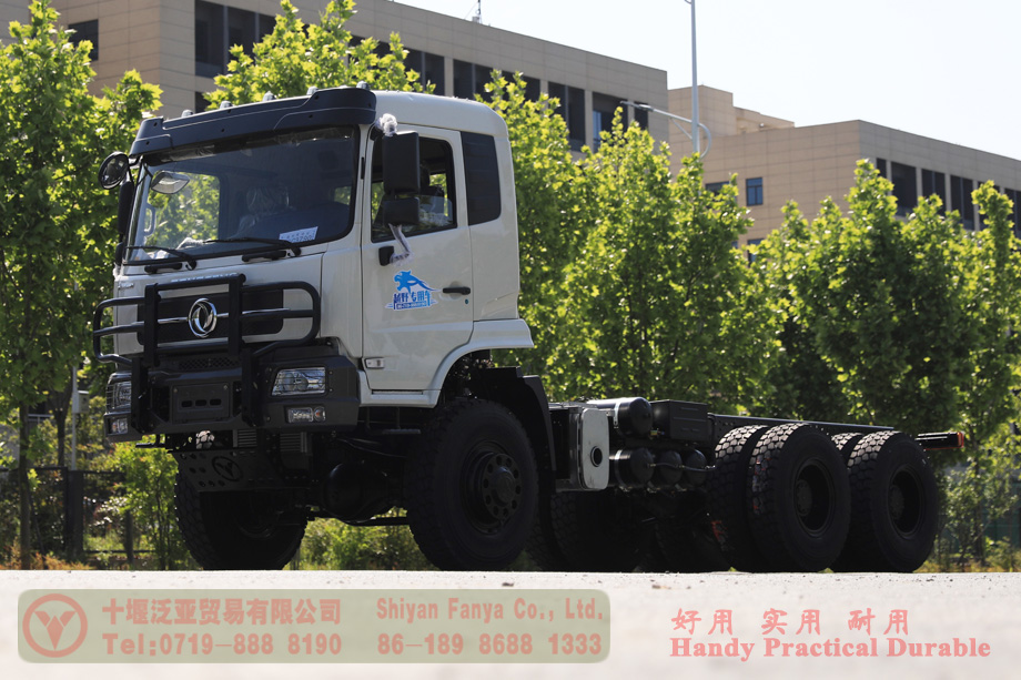 Dongfeng 6WD rear eight tire off-road truck chassis introduction