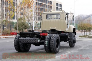 Dongfeng 4WD Pointed off-road special chassis–4*4 Dongfeng 240hp off-road chassis modification–Dongfeng off-road truck chassis export manufacturers