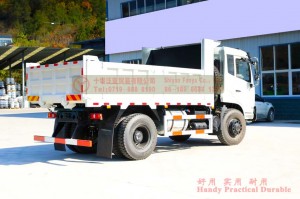 Dongfeng 4*2 ລົດບັນທຸກຫົວຮາບພຽງສີຂາວ ສີ Off-road