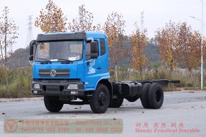Dongfeng 200hp sprinkler chassis–Dongfeng Flathead 4*2 Chassis–Off-road Truck Export Manufacturer