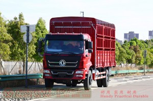 Dongfeng 4×2 Hydraulic Tailgate Truck — 210 HP Box Truck — Commercial Truck Export Manufacturer
