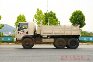 Dongfeng 6*6 flathead off-road truck–EQ2082 diesel off-road truck–Dongfeng 240 civilian off-road transporter exported