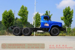 Dongfeng long head double-glass diesel truck chassis –EQ240 four-ton civilian off-road truck chassis–EQ2082 pointed Y25 off-road troop-carrying vehicle chassis
