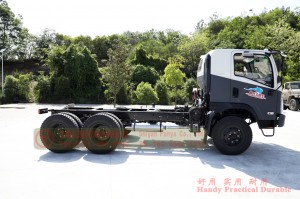 6WD Dongfeng flat bed truck floor modification_6WD “Bobcat” off-road small truck configuration_6*6 special vehicle chassis manufacturers