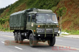 Dongfeng EQ2102N double-row off-road truck–6*6 all-wheel-drive 153 double-row high-capacity personnel carrier–Dongfeng EQ246 three-and-a-half-ton off-road truck configuration