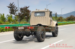4×4 pointed EQ2070 upgraded chassis – new 4WD 140 double axle off-road special truck – all-wheel-drive 190 hp cargo transportation manufacturer