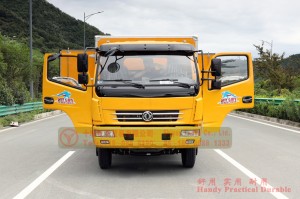 Dongfeng 4*2 yellow transporter offer–Dongfeng four wheel drive van transporter–Dongfeng truck export
