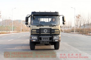 EQ2102 Dongfeng รถหกล้อขับเคลื่อนหนึ่งแถวครึ่ง - รถออฟโรดดีเซลหัวแบน 3.5 ตัน - รถบรรทุกออฟโรด Dongfeng 6 * 6 เพื่อการส่งออก